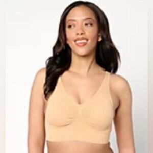 AnyBody Intimates Cuplift Comfort Bra - Honey Tan 3X - EUC